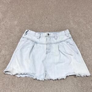Free People We The Free Jean Skirt Blue Pockets Women’s Size 27